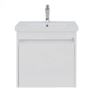   LINEART MARS 550 Mosdós Szekrény – Matt Fehér – Soft-Close – Nedvességálló, 55 cm