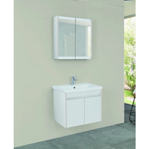 LINEART MARS 650 Mosdós Szekrény – Matt Fehér – Soft-Close – Nedvességálló, 65 cm