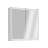   LINEART MARS 800 White tükrös fürdőszoba szekrény – 78 cm, matt fehér, nedvességálló