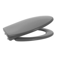   MINOTTI MD114 430 x 360 mm Duroplast Soft Close WC-ülőke – Grafitszürke