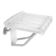   MINOTTI MIS-02 felhajtható zuhanyülőke 340x380x250 mm – Átlátszó