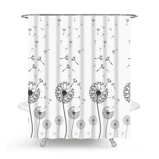 MINOTTI MASLACAK 3 az 1-ben fürdőszobai szett, 2000x1800 mm, pitypang minta