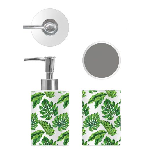 MINOTTI EXOTIC fürdőszobai szett, 2000x1800 mm, fehér-zöld