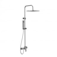   Minotti Quadra New zuhanyrendszer csapteleppel, króm, 250x250 mm