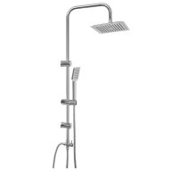 Minotti zuhanyrendszer szögletes fejjel, 1030 mm, króm