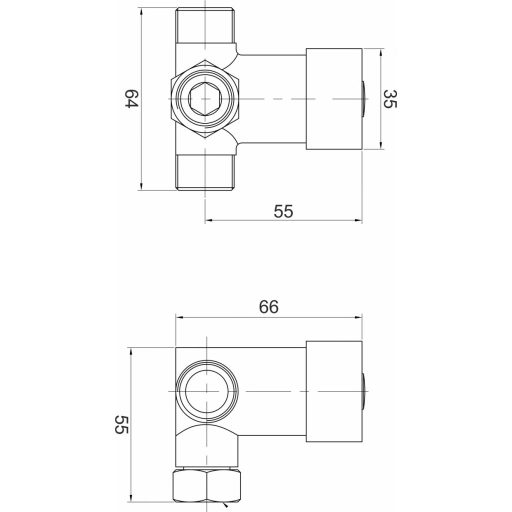 MINOTTI hideg-meleg víz keverőszelep