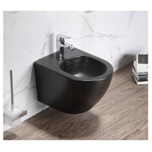 MINOTTI PERLA fali bidé – 480 x 370 x 325 mm – matt fekete