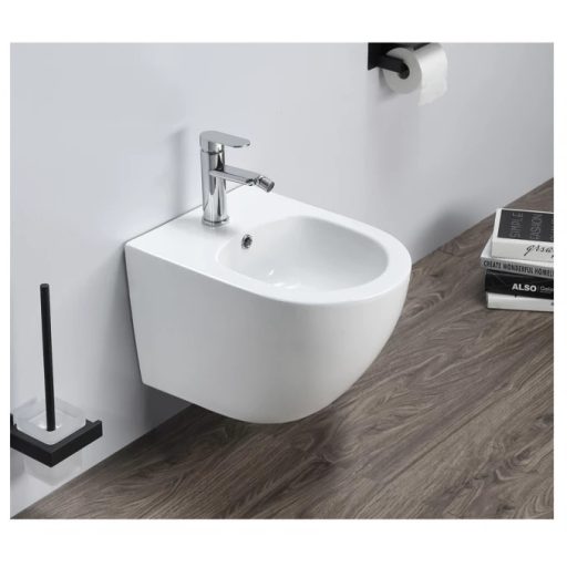 MINOTTI PERLA fali bidé – 480 x 370 x 325 mm – fehér