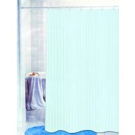 MINOTTI zuhanyfüggöny, 2000x1800 mm, világoskék csíkos