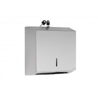   PROCLEAN 260 x 285 x 100 mm hajtogatott kéztörlő adagoló – Matt inox (Brushed silver)