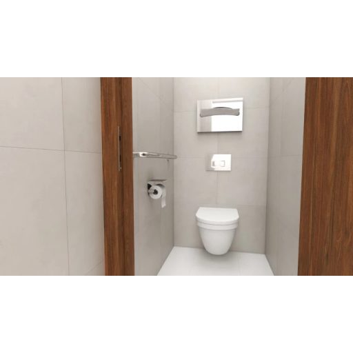 PROCLEAN matt inox WC-ülőke védőpapír adagoló 420x300x50 mm matt ezüst