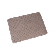 MINOTTI memóriahabos fürdőszobai szőnyeg 50x70cm barna