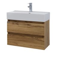   LineART PLAZA 70 cm Függesztett Mosdószekrény Kerámia Mosdóval – Legnano – Nedvességálló