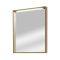 LINEART PLAZA 700 Modern LED-es fürdőszobai tükör – Világos Legnano tölgy, 65x85 cm