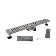 PROFIL M WAVE 700 Zuhanylefolyó, 700 mm, Szálcsiszolt Inox