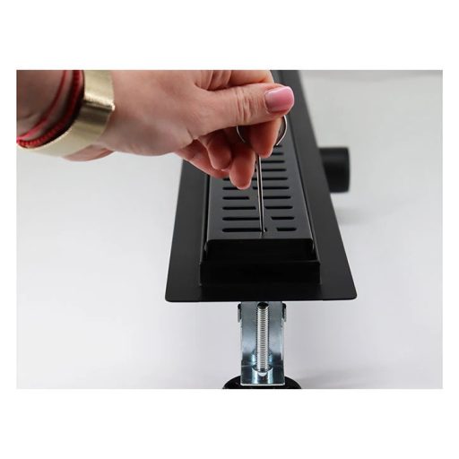 PROFIL M WAVE 700 Zuhanylefolyó, 700 mm, Matt fekete