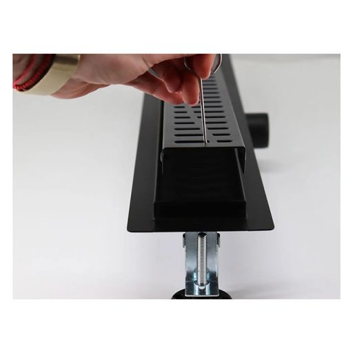 PROFIL M WAVE 700 Zuhanylefolyó, 700 mm, Matt fekete