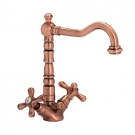 EMMEVI DECO kétszelepelt mosdócsaptelep - antik réz