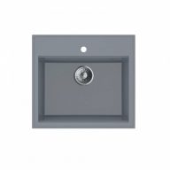   MILO RETTO 560 x 510 x 215 mm gránit mosogató – Gyémántszürke (Diamond Grey)