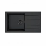   MILO RETTO 780 x 460 x 215 mm gránit mosogató – Lávafekete (Lava stone)