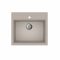 MILO RETTO 560 x 510 x 215 mm gránit mosogató – Homokbézs (Pure sand)