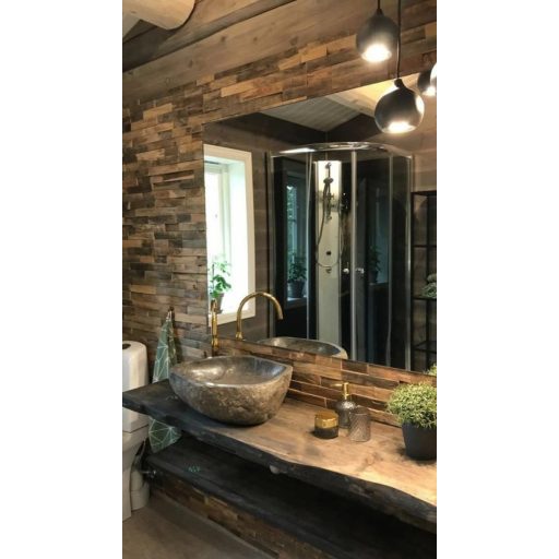 MINOTTI RIVERSTONE pultra helyezhető kőmosdó, natúr