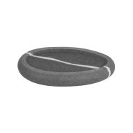 MINOTTI S  szappantartó, kőhatású műanyag, szürke