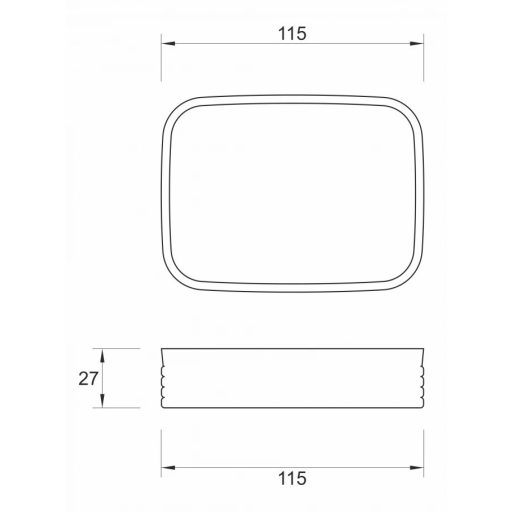 MINOTTI  szappantartó, kőhatásu műanyag, szürke