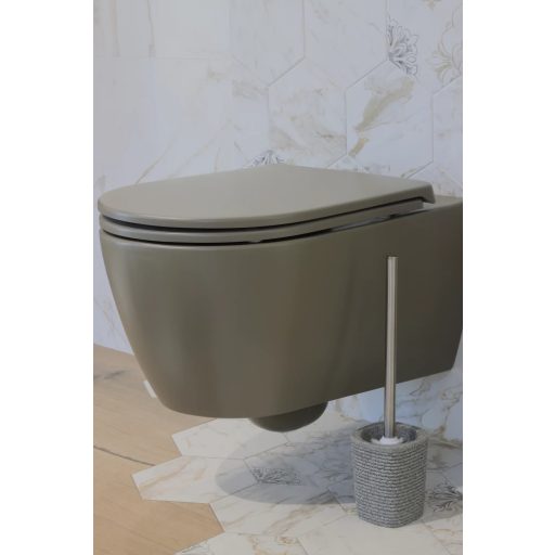 MINOTTI WC kefe tartó 115x370 mm szürke gránit