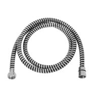 MINOTTI zuhanycső 1500 mm, PVC fekete-ezüst