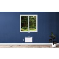   Glamox TPVD 04 norvég elektromos fűtőpanel 400W – fürdőszobai, páraálló, programozható digitális termosztáttal