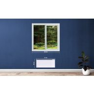   Glamox TPVD 08 norvég elektromos fűtőpanel 800W – fürdőszobai, páraálló, programozható digitális termosztáttal