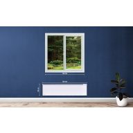   Glamox TPWT 15 norvég elektromos fűtőpanel 1500W – wifis, okos vezérlésű, energiatakarékos fehér panel