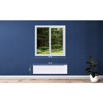   Glamox TPWT 15 norvég elektromos fűtőpanel 1500W – wifis, okos vezérlésű, energiatakarékos fehér panel