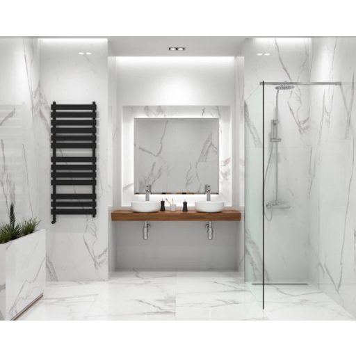 WARME ODER törölközőszárító radiátor 50x130cm matt fekete