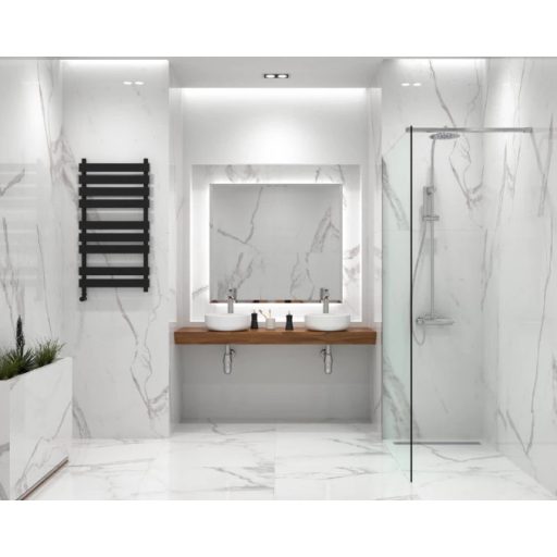  WARME ODER törölközőszárító radiátor 50x95cm matt fekete