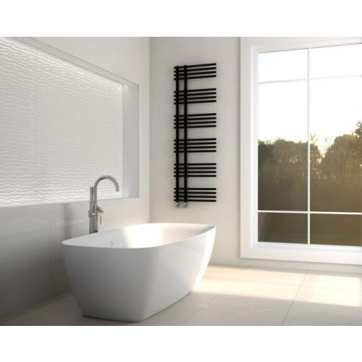 WARME ROER törölközőszárító radiátor 50x155cm matt fekete