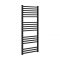WARME SAAR modern törölközőszárító radiátor – Matt fekete, 50x120cm