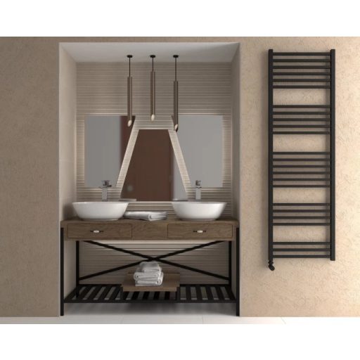 WARME SAAR törölközőszárító radiátor 50x160cm matt fekete