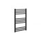 WARME SAAR modern törölközőszárító radiátor – Matt fekete, 50x80cm