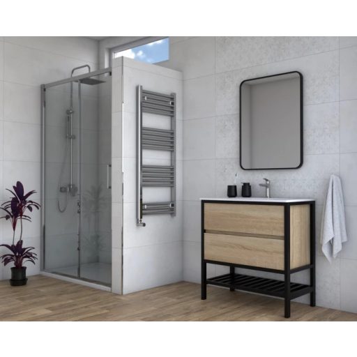 WARME WERRA prémium törölközőszárító radiátor – Króm, 40x120cm