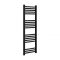 WARME WERRA prémium törölközőszárító radiátor – Matt fekete, 40x120cm