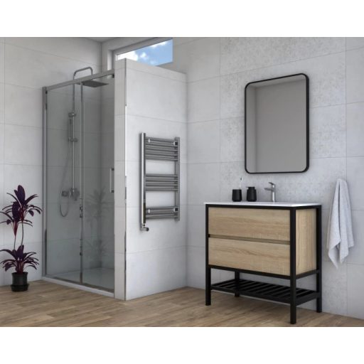 WARME WERRA prémium törölközőszárító radiátor – Króm, 40x80cm