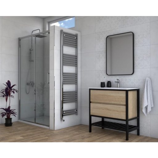 WARME WERRA prémium törölközőszárító radiátor – Króm, 50x180cm