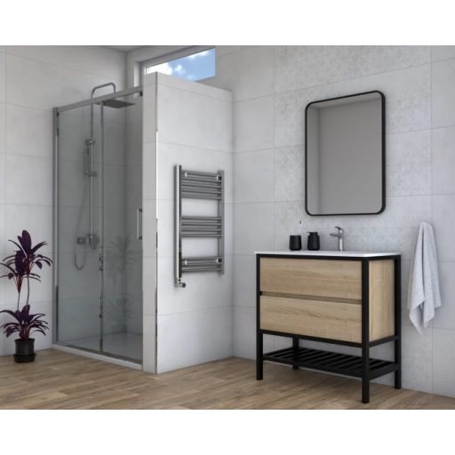 WARME WERRA prémium törölközőszárító radiátor – Króm, 50x80cm