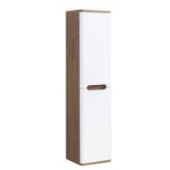   LineART WING Cadiz-Fehér fali szekrény – 36 cm | Barna-Fehér, Nedvességálló