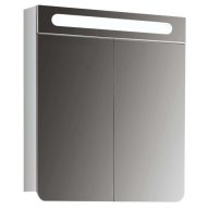   LINEART WING 600 Tükörszekrény – Matt Fehér – Integrált LED Világítás – Nedvességálló, 58 cm