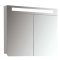 LineArt Wing 800 Tükörszekrény – Matt Fehér – Integrált LED Világítás – Nedvességálló, 78 cm
