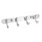 MINOTTI 4 akasztós fali fogas, króm