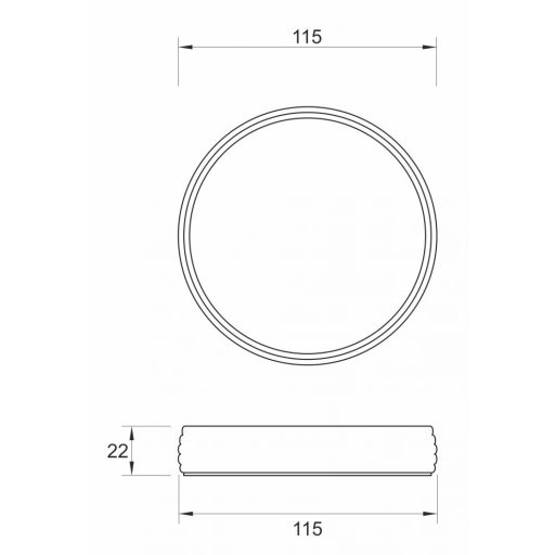 MINOTTI szappantartó, kerek, kőhatású, zöld